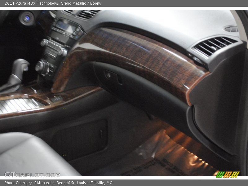 Grigio Metallic / Ebony 2011 Acura MDX Technology