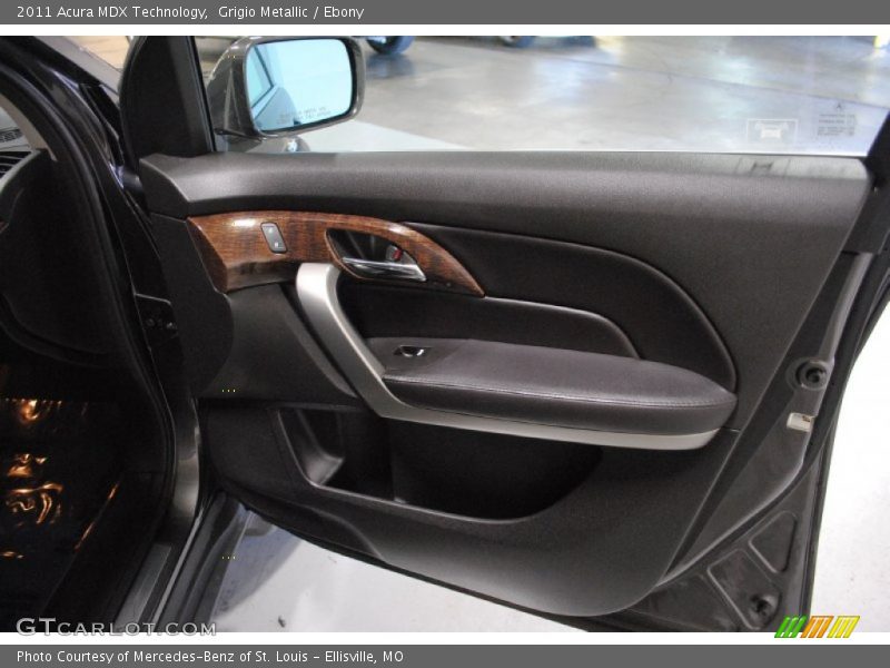Grigio Metallic / Ebony 2011 Acura MDX Technology