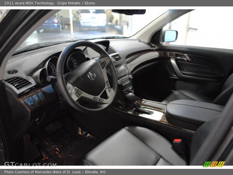Grigio Metallic / Ebony 2011 Acura MDX Technology