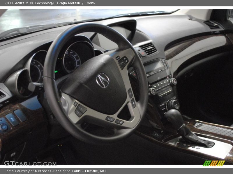 Grigio Metallic / Ebony 2011 Acura MDX Technology