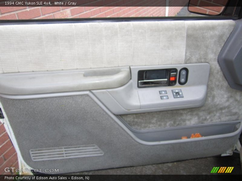 White / Gray 1994 GMC Yukon SLE 4x4