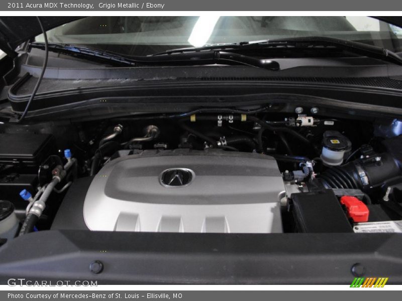 Grigio Metallic / Ebony 2011 Acura MDX Technology