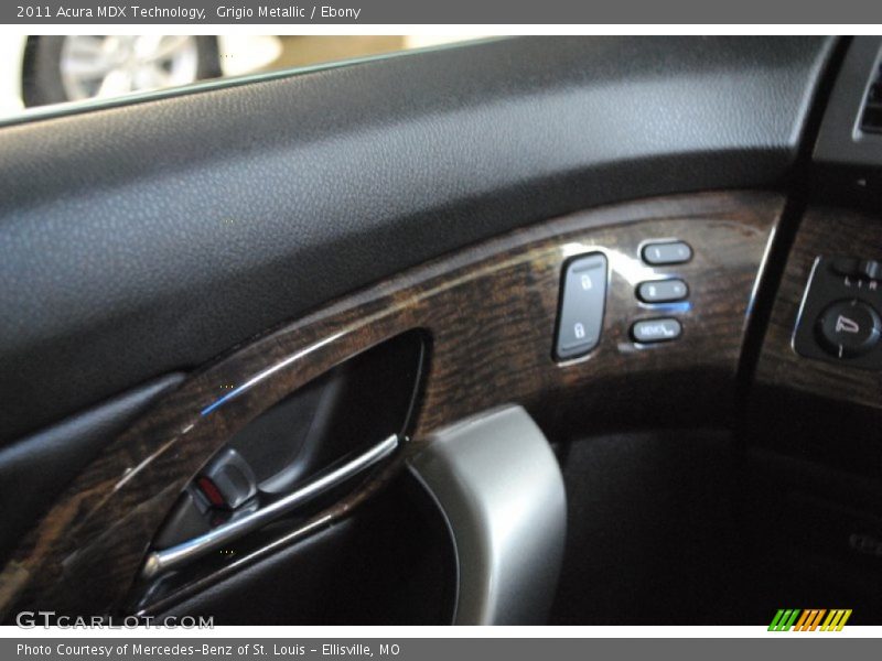 Grigio Metallic / Ebony 2011 Acura MDX Technology