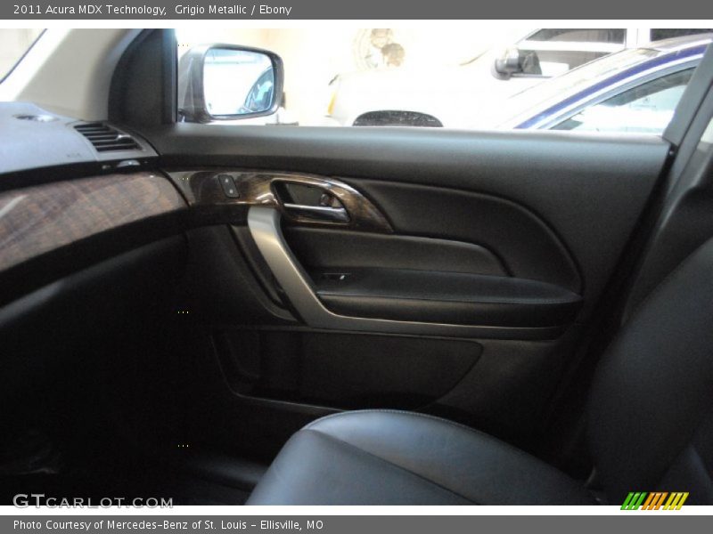 Grigio Metallic / Ebony 2011 Acura MDX Technology