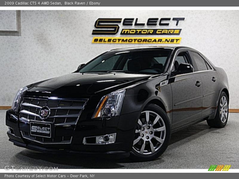 Black Raven / Ebony 2009 Cadillac CTS 4 AWD Sedan