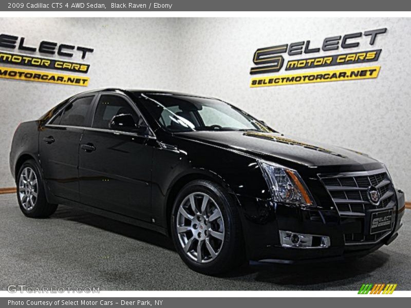 Black Raven / Ebony 2009 Cadillac CTS 4 AWD Sedan
