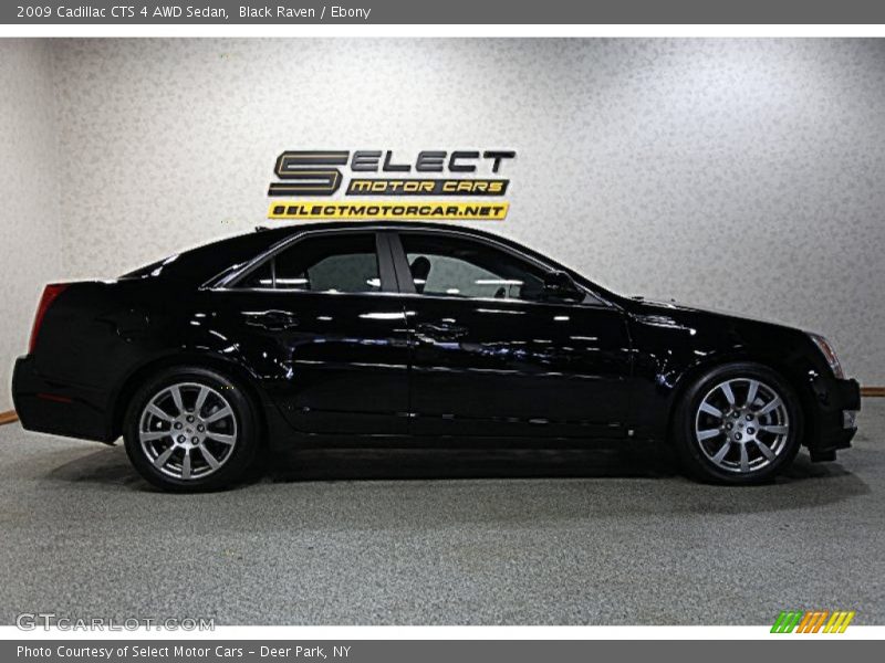 Black Raven / Ebony 2009 Cadillac CTS 4 AWD Sedan