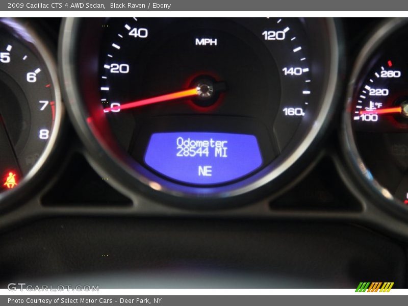 Black Raven / Ebony 2009 Cadillac CTS 4 AWD Sedan