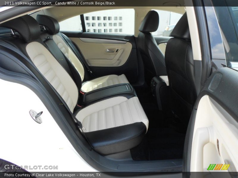 Candy White / Cornsilk Beige/Black 2011 Volkswagen CC Sport