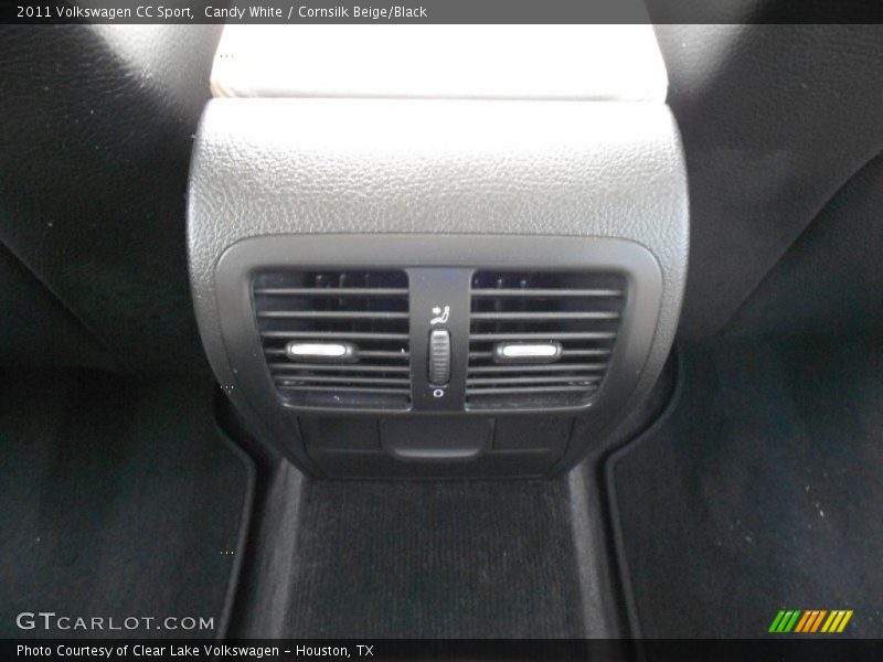 Candy White / Cornsilk Beige/Black 2011 Volkswagen CC Sport