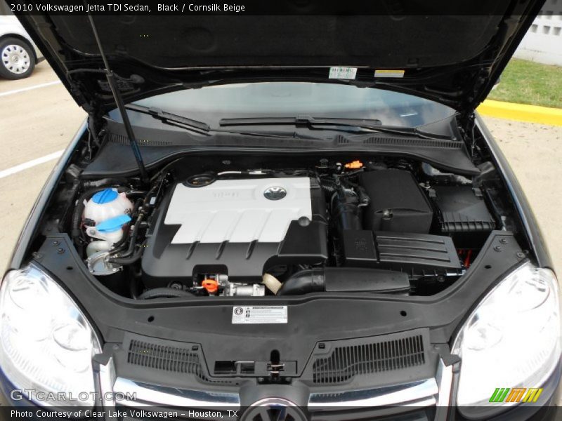 Black / Cornsilk Beige 2010 Volkswagen Jetta TDI Sedan