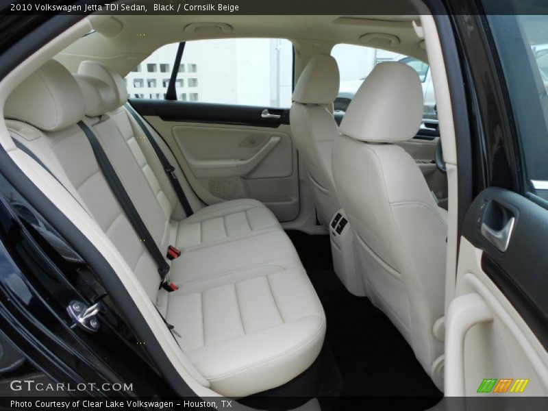 Black / Cornsilk Beige 2010 Volkswagen Jetta TDI Sedan