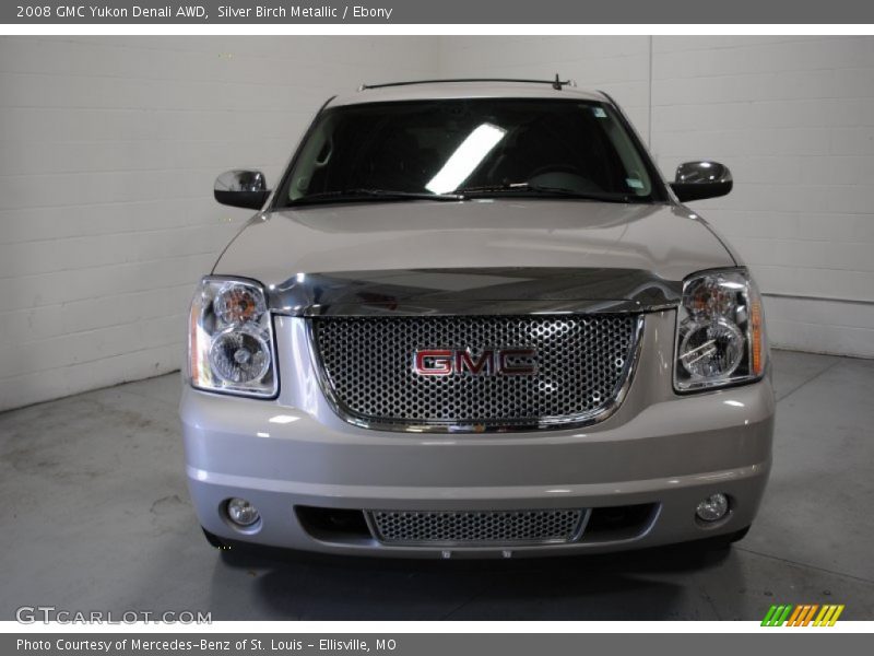 Silver Birch Metallic / Ebony 2008 GMC Yukon Denali AWD