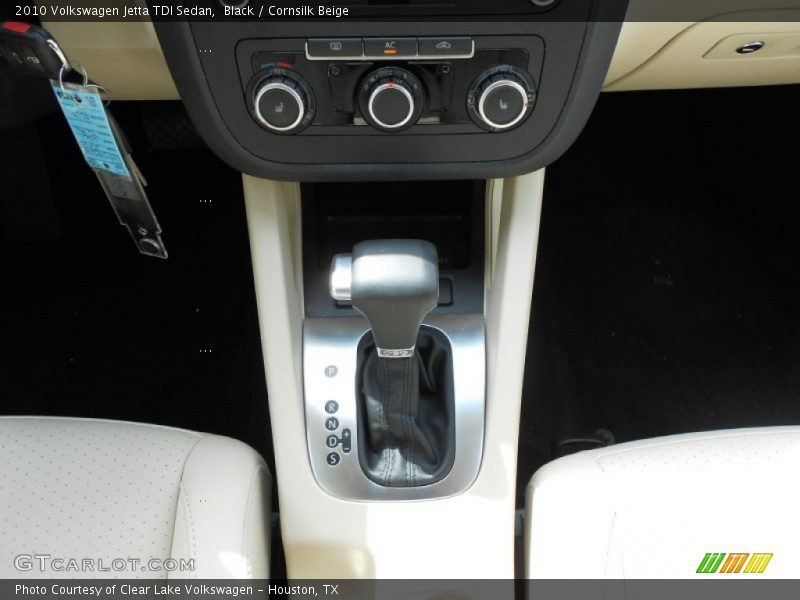 Black / Cornsilk Beige 2010 Volkswagen Jetta TDI Sedan