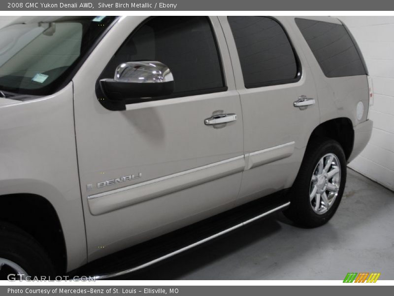 Silver Birch Metallic / Ebony 2008 GMC Yukon Denali AWD