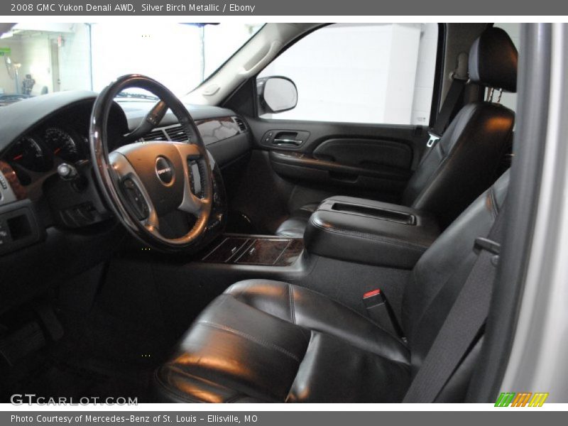Silver Birch Metallic / Ebony 2008 GMC Yukon Denali AWD