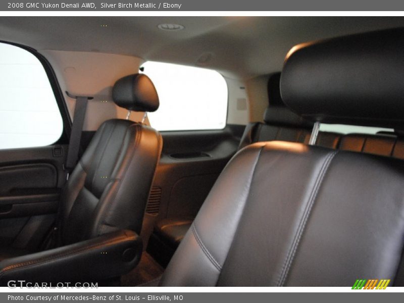Silver Birch Metallic / Ebony 2008 GMC Yukon Denali AWD