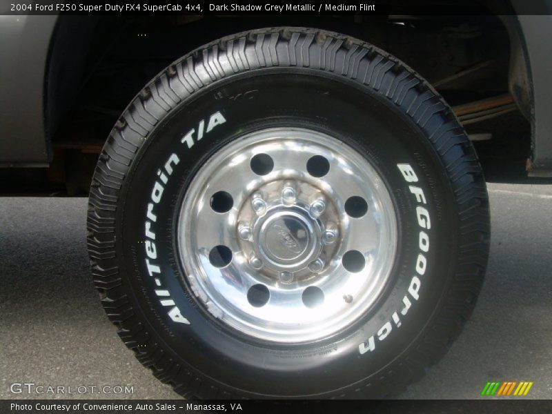 Dark Shadow Grey Metallic / Medium Flint 2004 Ford F250 Super Duty FX4 SuperCab 4x4