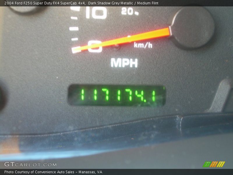 Dark Shadow Grey Metallic / Medium Flint 2004 Ford F250 Super Duty FX4 SuperCab 4x4