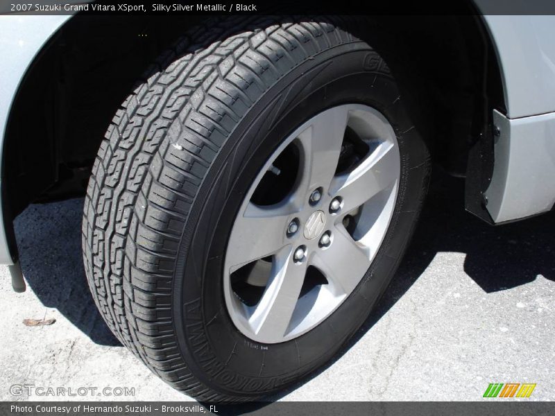 Silky Silver Metallic / Black 2007 Suzuki Grand Vitara XSport
