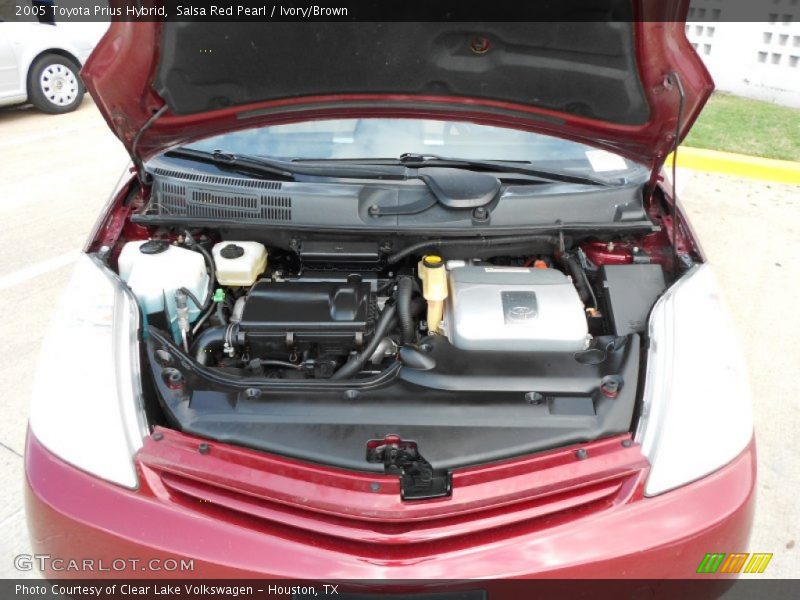 Salsa Red Pearl / Ivory/Brown 2005 Toyota Prius Hybrid