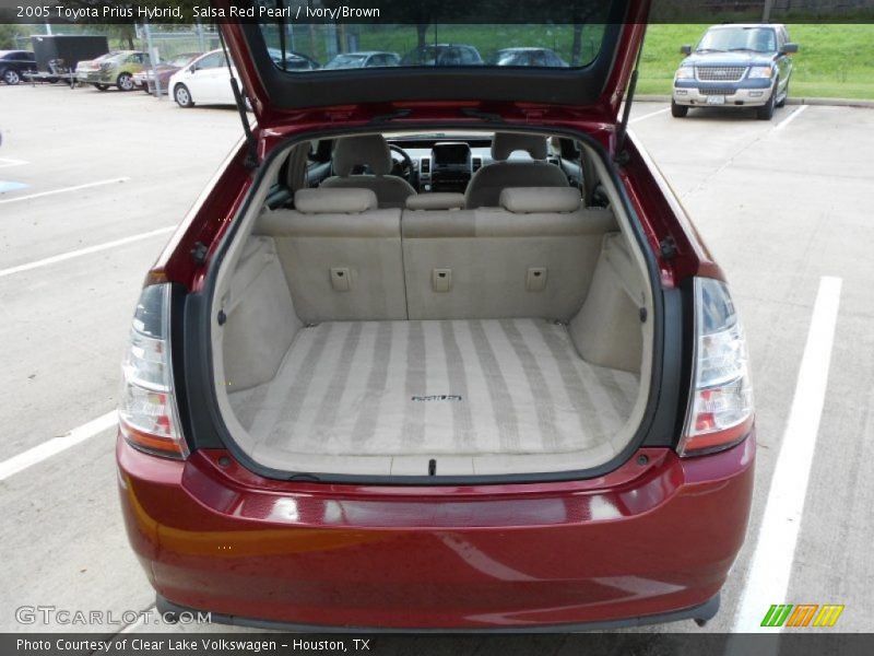 Salsa Red Pearl / Ivory/Brown 2005 Toyota Prius Hybrid
