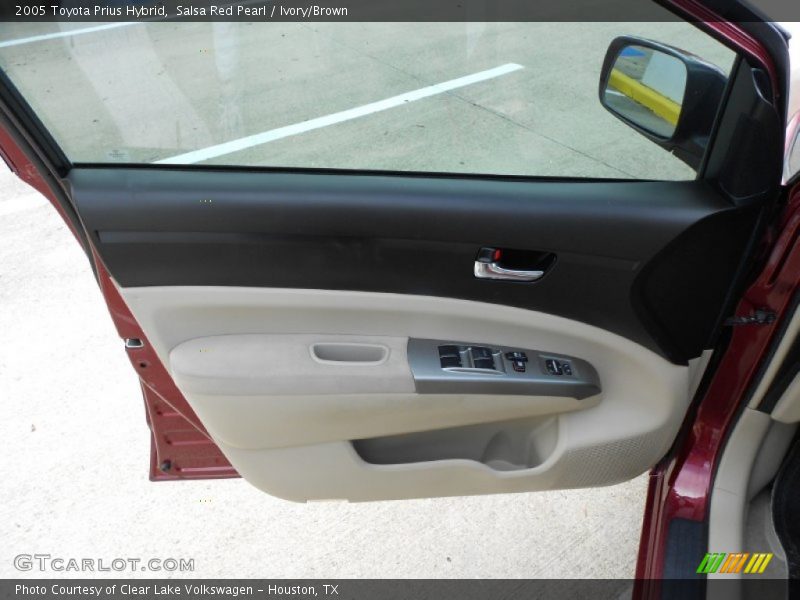 Salsa Red Pearl / Ivory/Brown 2005 Toyota Prius Hybrid
