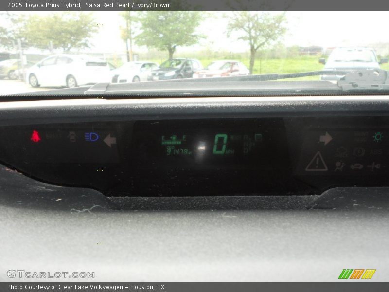 Salsa Red Pearl / Ivory/Brown 2005 Toyota Prius Hybrid