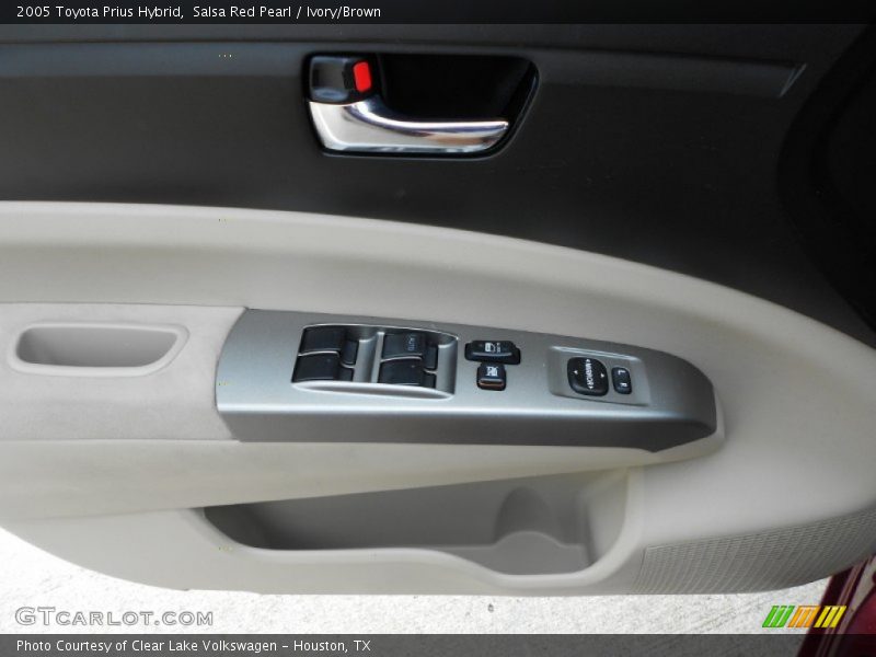 Salsa Red Pearl / Ivory/Brown 2005 Toyota Prius Hybrid