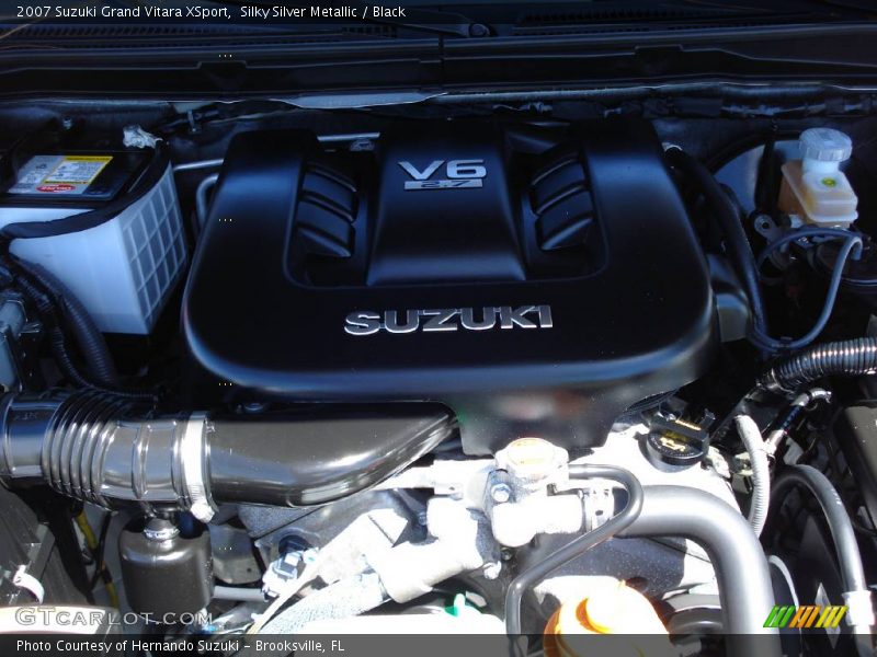 Silky Silver Metallic / Black 2007 Suzuki Grand Vitara XSport