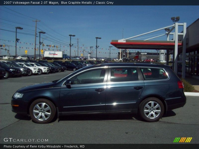 Blue Graphite Metallic / Classic Grey 2007 Volkswagen Passat 2.0T Wagon