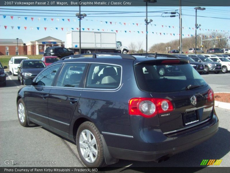 Blue Graphite Metallic / Classic Grey 2007 Volkswagen Passat 2.0T Wagon