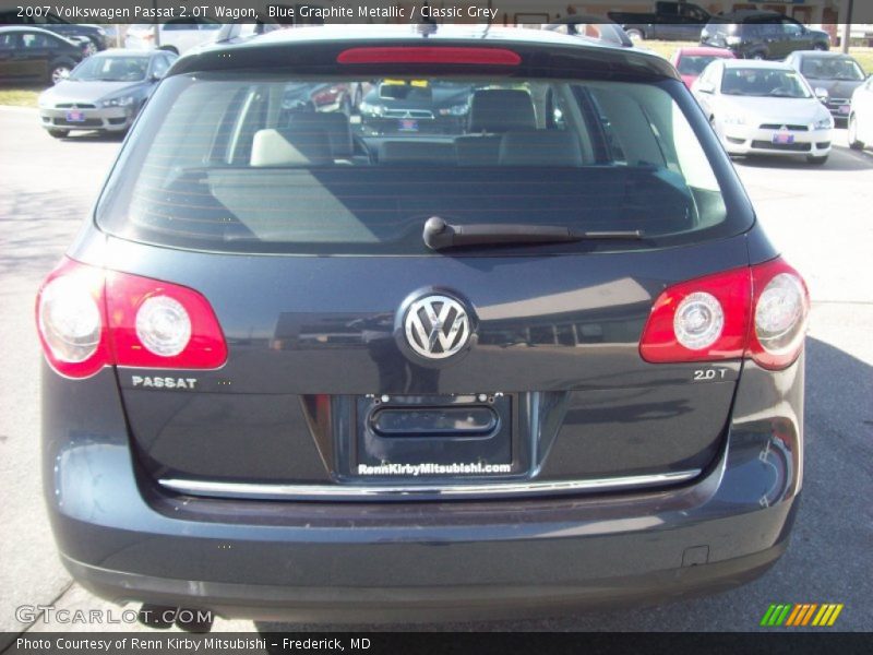 Blue Graphite Metallic / Classic Grey 2007 Volkswagen Passat 2.0T Wagon