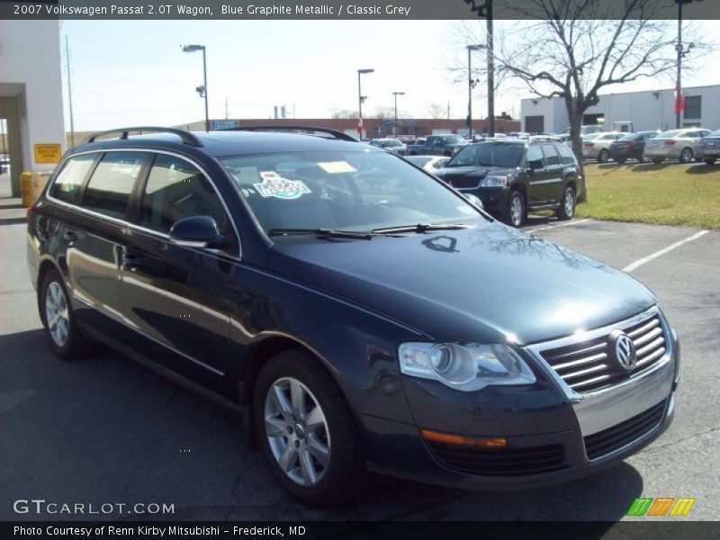 Blue Graphite Metallic / Classic Grey 2007 Volkswagen Passat 2.0T Wagon