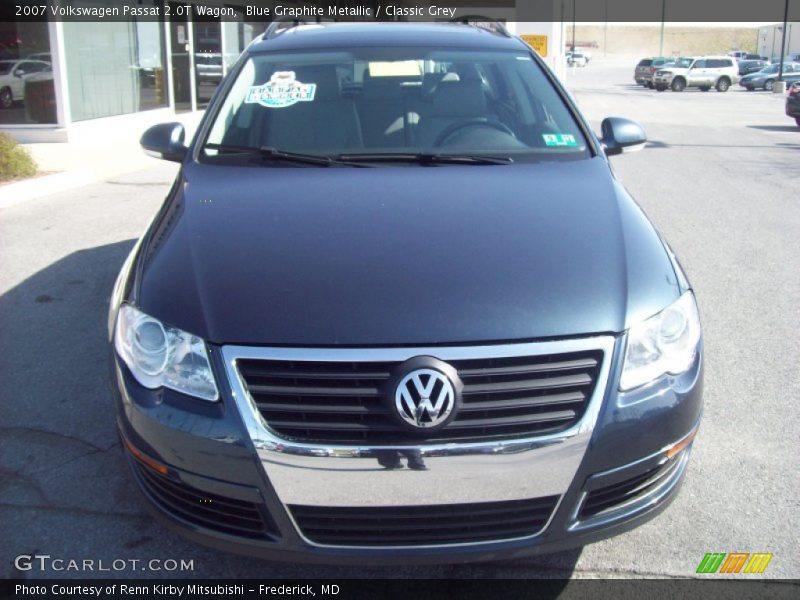 Blue Graphite Metallic / Classic Grey 2007 Volkswagen Passat 2.0T Wagon