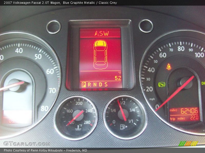Blue Graphite Metallic / Classic Grey 2007 Volkswagen Passat 2.0T Wagon