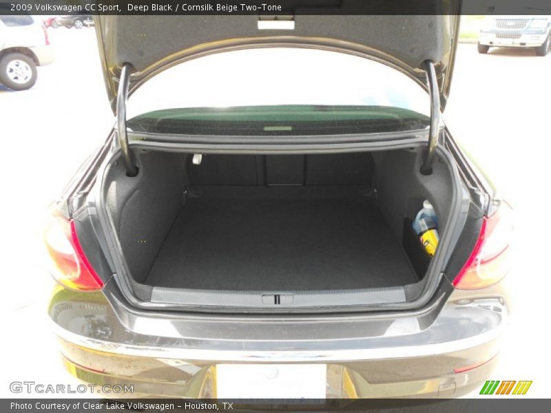 Deep Black / Cornsilk Beige Two-Tone 2009 Volkswagen CC Sport