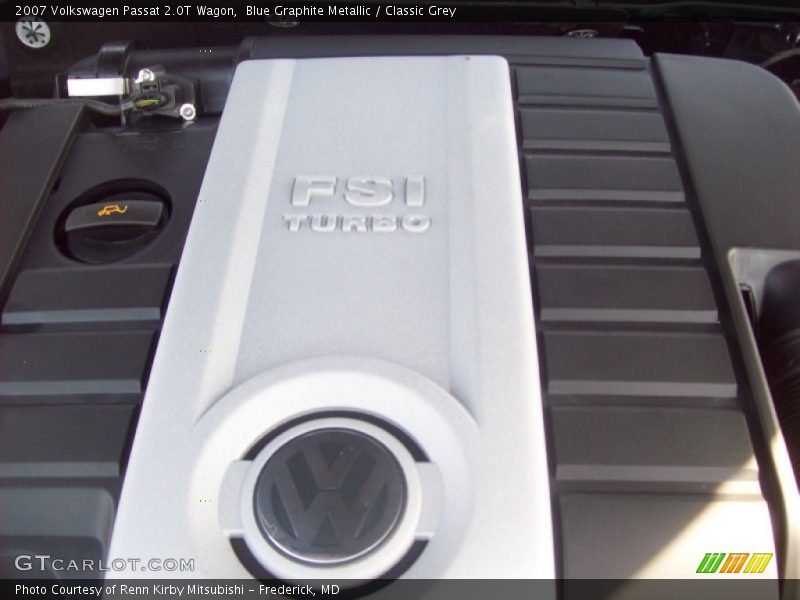 Blue Graphite Metallic / Classic Grey 2007 Volkswagen Passat 2.0T Wagon