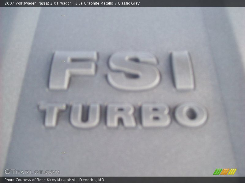 Blue Graphite Metallic / Classic Grey 2007 Volkswagen Passat 2.0T Wagon
