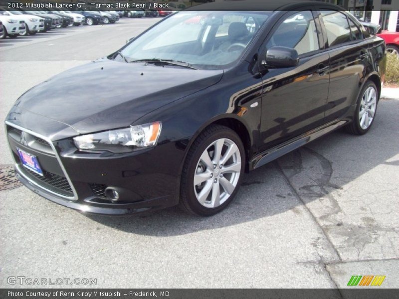 Tarmac Black Pearl / Black 2012 Mitsubishi Lancer GT