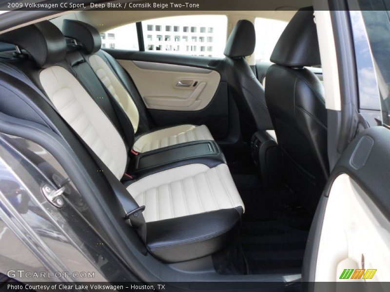 Deep Black / Cornsilk Beige Two-Tone 2009 Volkswagen CC Sport
