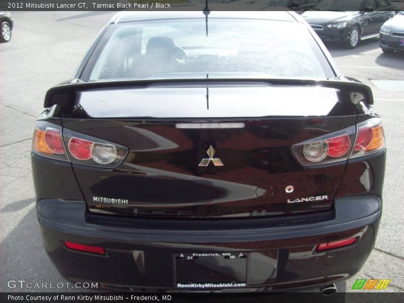Tarmac Black Pearl / Black 2012 Mitsubishi Lancer GT