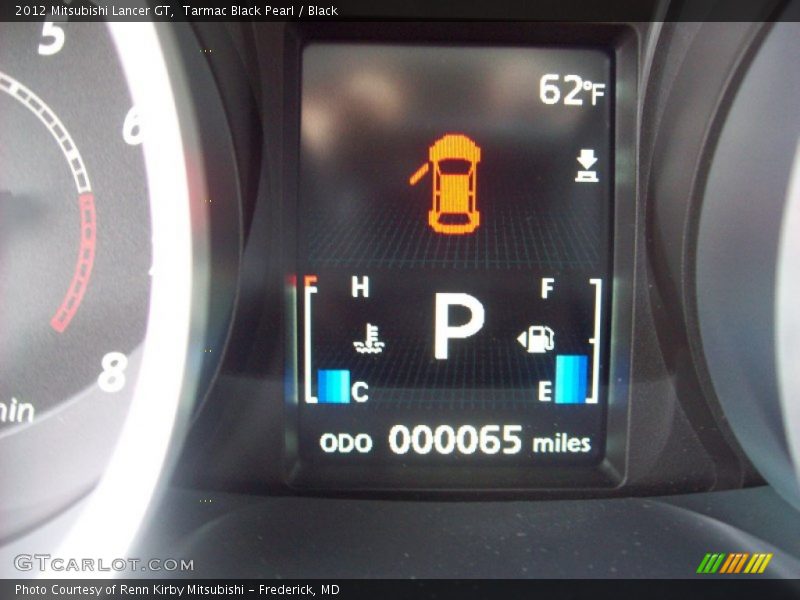 Tarmac Black Pearl / Black 2012 Mitsubishi Lancer GT