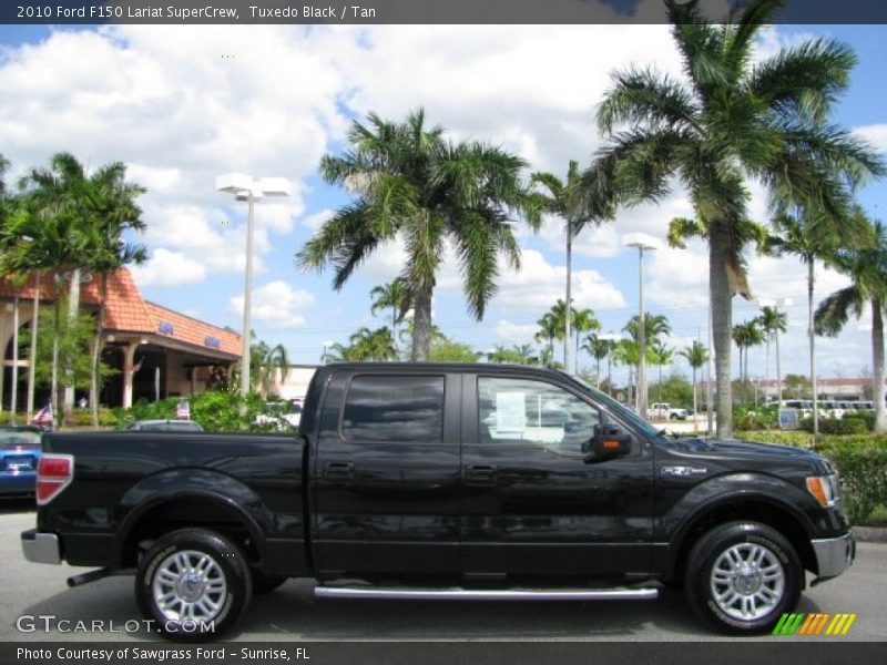 Tuxedo Black / Tan 2010 Ford F150 Lariat SuperCrew