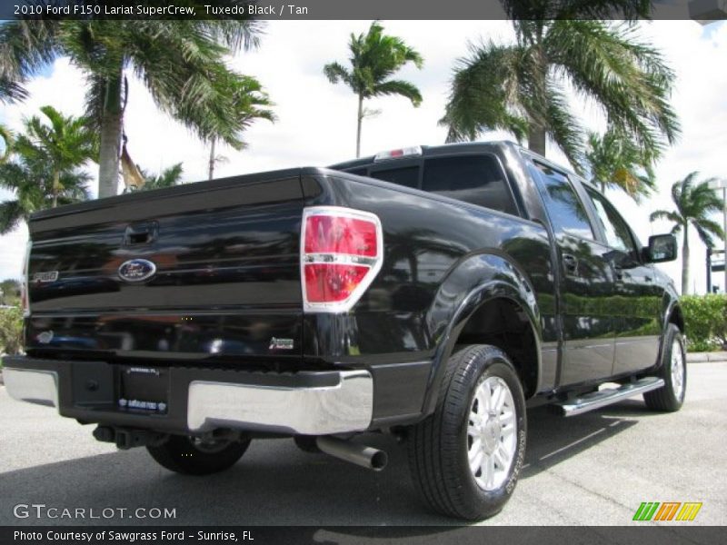 Tuxedo Black / Tan 2010 Ford F150 Lariat SuperCrew