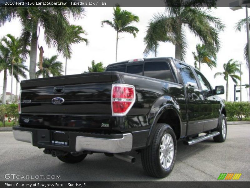 Tuxedo Black / Tan 2010 Ford F150 Lariat SuperCrew