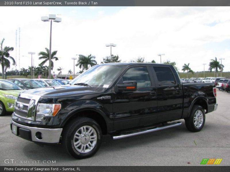 Tuxedo Black / Tan 2010 Ford F150 Lariat SuperCrew
