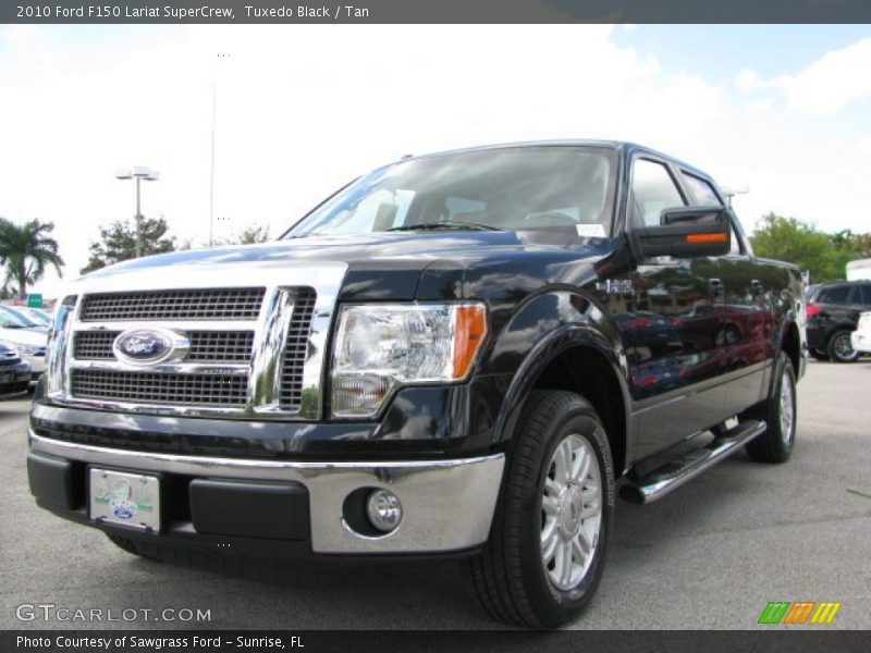 Tuxedo Black / Tan 2010 Ford F150 Lariat SuperCrew