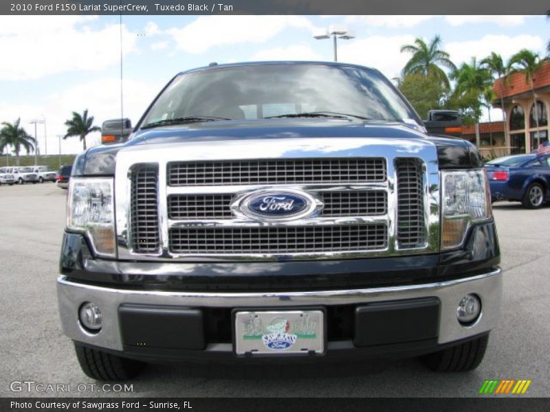Tuxedo Black / Tan 2010 Ford F150 Lariat SuperCrew