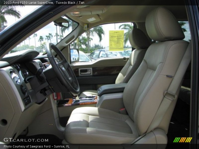 Tuxedo Black / Tan 2010 Ford F150 Lariat SuperCrew
